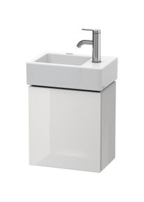 Duravit, Waschbeckenunterschrank, Waschtischunterbau L-CUBE 400x364x241mm Ans links weiss hochglanz (36.5 x 40 x 24 cm)