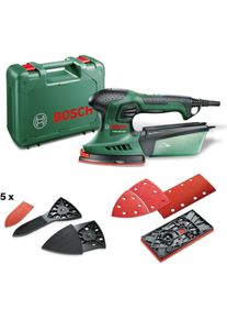 Bosch Home and Garden Bosch Home & Garden, Schleifmaschine + Poliermaschine, PSM 200 AES Set (Multischleifer, 200 W)
