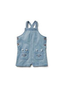 Tchibo - Kinder Chambray-Latzhose - Baby - Gr. 86/92 - dunkelblau