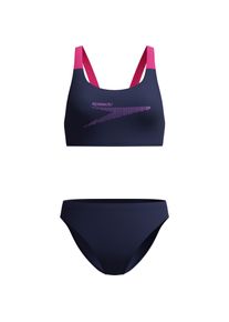 Speedo SOLID BOOM LEADERBACK Bikini Set Damen - Gr&ouml;&szlig;e 36 - blau