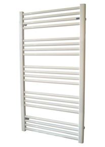 KRISS space heated towel rail 1090x600 white