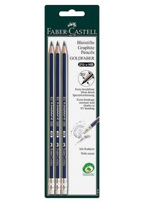 Faber-Castell Goldaber with G-tip Pack of 3