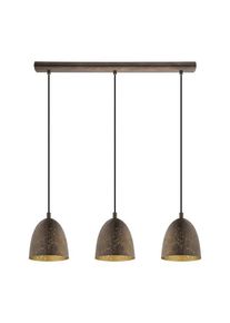 Eglo SAFI H&auml;ngeleuchte, braun, gold