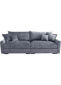 Home Affaire Big-Sofa &raquo;Finka, Breite 247 cm&laquo; Mega-Sofa, Cord oder Chenille-Struktur, mit Federkern & 4 Zierkissen