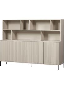 Woood Buffet &raquo;Gravu&laquo; New Gravure H&auml;ngeschrank, FSC-Kiefer bietet Stauraum und Pr&auml;sentation