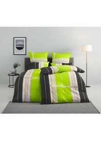 H.I.S. H.I.S Bettw&auml;sche &raquo;Golfi in Gr. 135x200 oder 155x220 cm&laquo; 2 Stk. Bettw&auml;sche aus Baumwolle, sportliche Bettw&auml;sche mit Streifen