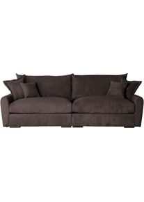 Home Affaire Big-Sofa &raquo;Finka, Breite 247 cm&laquo; Mega-Sofa, Cord oder Chenille-Struktur, mit Federkern & 4 Zierkissen