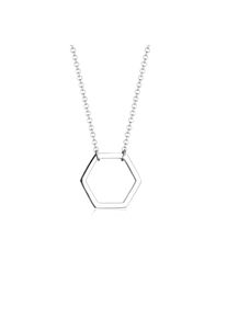 Elli Kette mit Anh&auml;nger &raquo;Halskette Geo Hexagon 925 Sterling Silber&laquo;