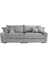 Home Affaire Big-Sofa &raquo;Finka, Breite 247 cm&laquo; Mega-Sofa, Cord oder Chenille-Struktur, mit Federkern & 4 Zierkissen
