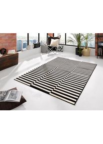 Hanse Home &raquo;Panel&laquo; rechteckig 9 mm H&ouml;he Kurzflor, L&auml;ufer, Streifen, Linien, ringsum gekettelt, robust