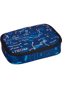 Schreibger&auml;teetui neoxx "Schlamperbox, Dunk", Kinder, blau (next level), Polyester, Schreibger&auml;teetuis Schreibger&auml;teetui, teilweise aus recyceltem Material