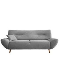 3-Sitzer-Sofa Drago Silberfarben Chenille