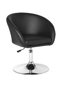 AMSTYLE Drehstuhl Relaxsessel Schwarz
