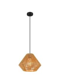 Globo H&auml;ngeleuchte Houdini Naturfarben max. 15 Watt