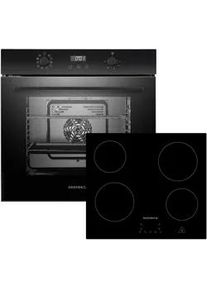 respekta Backofenset ASET004400 ca. 59,5/59,5/56,5 cm Schwarz