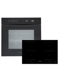 respekta Backofenset Adrian Induktion autark 3.250 Watt Schwarz