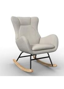Schaukelsessel Emilio Chenille Hellgrau
