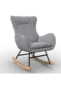 Schaukelsessel Emilio Chenille Grau