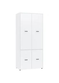 Kleiderschrank Kivo Wei&szlig;