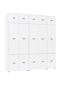 Kleiderschrank Kivo Wei&szlig;