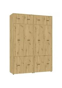 Kleiderschrank Kivo Eiche Artisan