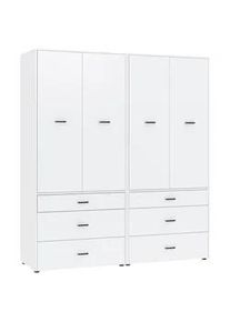 Kleiderschrank Kivo Wei&szlig;