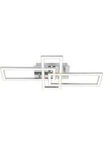 LED-Deckenleuchte Omie Silber-/Chromfarben max. 24 W Deckenlampe