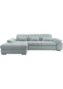 Ecksofa mit Bettkasten Rigatti ca. 184x314 cm Blau