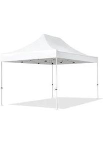 TOOLPORT 3x4,5m Stahl Faltpavillon, ohne Seitenteile, wei&szlig; - (581836)