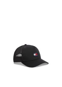 Tommy Jeans, Damen, Trucker Cap &raquo;TJM HERITAGE TRUCKER&laquo; Regular fit mit festem Schirm, Black, Black, Trucker Cap von Tommy Hilfiger Jeans