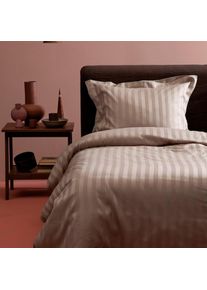 Damai, Bettw&auml;sche &raquo;Streifsatin in Gr. 135x200, 155x220 oder 200x200 cm&laquo; 2 Stk. elegante Bettw&auml;sche aus Baumwolle, Bettw&auml;sche mit Rei&szlig;verschluss, 