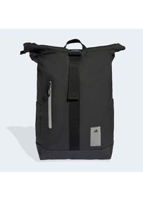 adidas Performance, Rucksack &raquo;HYBRID BP ROLL&laquo; f&uuml;r Fitness und Wochenendausflug, mit mehreren F&auml;chern, Black/Reflective Silver, Rucksack