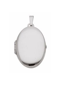 Adelia&acute;s Adelia ́s, Damen, Kettenanh&auml;nger &raquo;375 Wei&szlig;gold Medaillon Anh&auml;nger&laquo; (), silber, silber, Ma&szlig;e - Breite 21,5 mm - H&ouml;he 28 mm