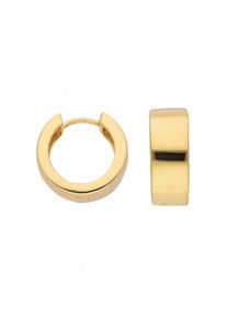 Adelia&acute;s Adelia ́s, Damen, Paar Creolen &raquo;333 Gold Ohrringe Creolen &Oslash; 15 mm&laquo;, gold, gold, Ma&szlig;e - &Oslash; 15 mm - Breite 6 mm