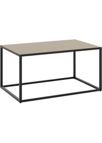 set one by Musterring, Couchtisch &raquo;Reno&laquo; 1 Stk. tlg. Ma&szlig;e (BxHxT in cm) 100 x 50 x 60, graphit schwarz/glas taupe glanz + graphit schwarz + glas taupe