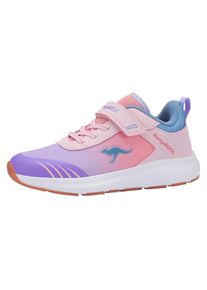 Kangaroos, Damen, Sneaker &raquo;KB-RIDA EV&laquo; Nicht abf&auml;rbende Sohle, frost pink/lavendin, 31, Stylischer Sneaker von Kangaroos mit Klettverschluss
