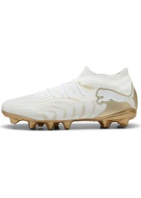 Puma, Herren, Fussballschuhe, Future 9 Match Fg/Ag (42), Gold, Weiss
