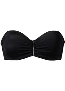 Strapless bh met beugels en gerecycled polyamide - zwart - maat 95D - bonprix