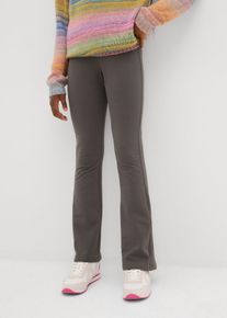 Thermo legging in bootcut (set van 2) - blauw - maat 164/170 - met katoen - bonprix