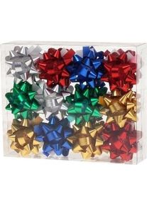 Rozette, Geschenkverpackung, Kleine Rosette, Patina, 5,5 cm, Mix (24 St&uuml;ck) ROSETT (24x)