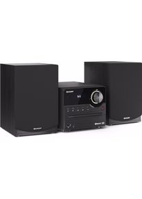 Sharp XL-B512BK (Bluetooth, 2x 22 W), Stereoanlage, Schwarz