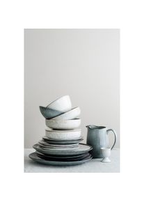 Broste Copenhagen Nordic, Teller, Grau, Blau