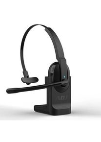 ADJ Cuffia C/Mic+Bt C/Charging Base Per Call Center/Ufficio/46 Ore Ripr (46 h, Docking, Kabellos), Kopfh&ouml;rer, Schwarz