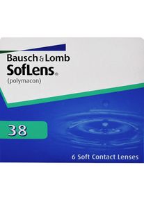 Soflens, Kontaktlinsen, 38 Monatslinsen (-2.5, Monatslinse, 6 Stk., Sph&auml;risch)