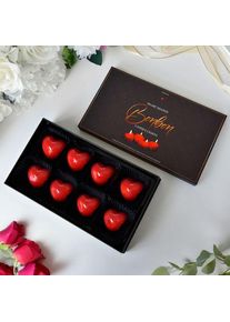 Bonbonov&eacute; sviečky v tvare srdca (8 kusov)