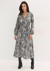 Maxikleid, schwarz, Gr&ouml;&szlig;e 44, bonprix