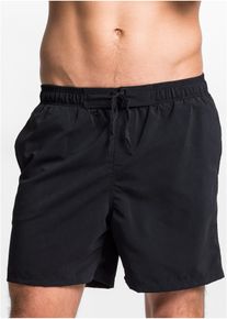 Badeshorts mit seitlichen Taschen, schwarz, Gr&ouml;&szlig;e 44/46 (S), bonprix