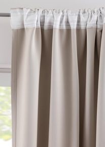 Abdunkelnder Vorhang in vielen Gr&ouml;&szlig;en (1er Pack), beige, Gr&ouml;&szlig;e 145x130 cm, bonprix