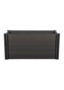 Vyv&yacute;&scaron;en&yacute; z&aacute;hon G21 Crop 143 x 68 x 80, WPC, eben, 80 cm