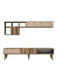 Hanah Home Milan TV stena z orechov&eacute;ho dreva